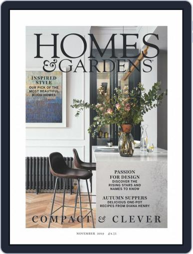 Homes & Gardens November 1st, 2019 Digital Back Issue Cover