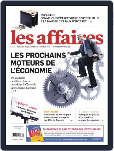 Les Affaires January 29th, 2010 Digital Back Issue Cover