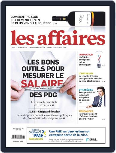 Les Affaires February 11th, 2010 Digital Back Issue Cover