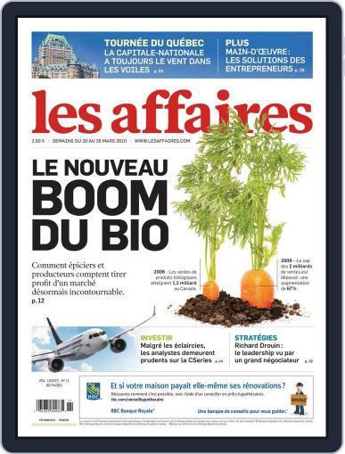 Les Affaires March 18th, 2010 Digital Back Issue Cover
