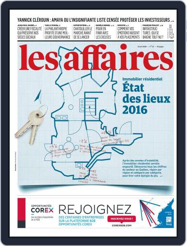 Les Affaires April 9th, 2016 Digital Back Issue Cover