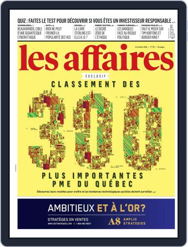Les Affaires October 20th, 2016 Digital Back Issue Cover