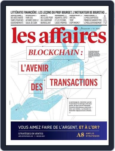 Les Affaires November 5th, 2016 Digital Back Issue Cover