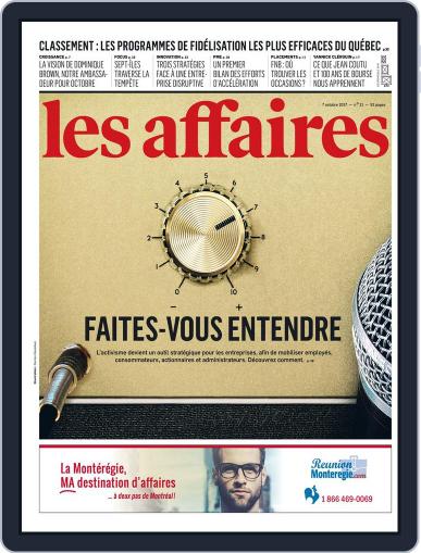 Les Affaires October 7th, 2017 Digital Back Issue Cover