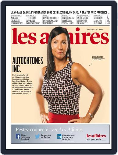 Les Affaires August 25th, 2018 Digital Back Issue Cover