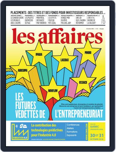 Les Affaires October 20th, 2018 Digital Back Issue Cover