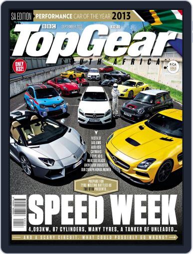 Top Gear South Africa August 15th, 2013 Digital Back Issue Cover