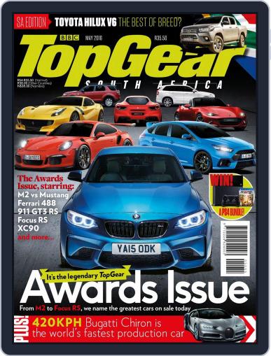 Top Gear South Africa May 1st, 2016 Digital Back Issue Cover