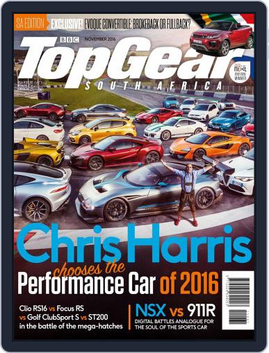 Top Gear South Africa November 1st, 2016 Digital Back Issue Cover