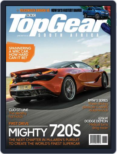 Top Gear South Africa June 1st, 2017 Digital Back Issue Cover