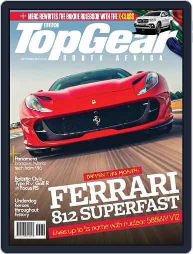 Top Gear South Africa September 1st, 2017 Digital Back Issue Cover