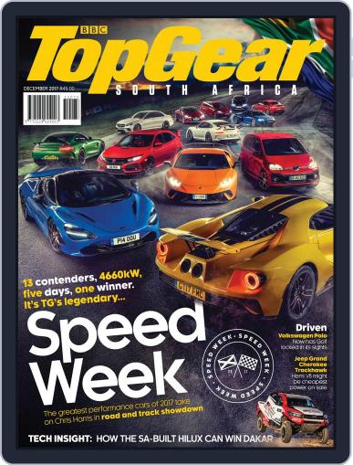 Top Gear South Africa December 1st, 2017 Digital Back Issue Cover