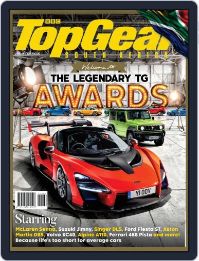 Top Gear South Africa January 1st, 2019 Digital Back Issue Cover