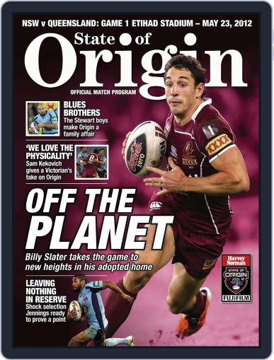 Big League: NRL State of Origin May 20th, 2012 Digital Back Issue Cover
