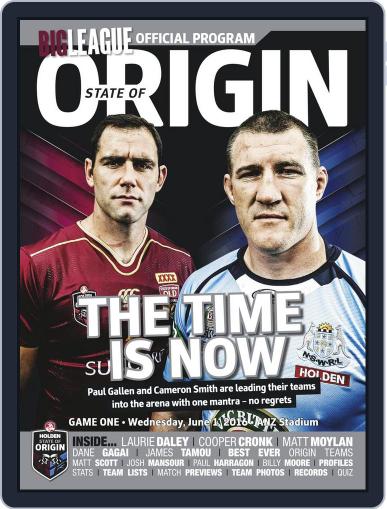 Big League: NRL State of Origin May 29th, 2016 Digital Back Issue Cover