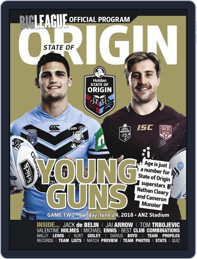 Big League: NRL State of Origin June 24th, 2018 Digital Back Issue Cover