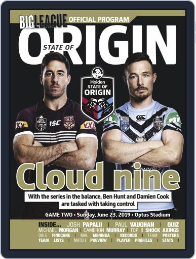 Big League: NRL State of Origin January 1st, 2019 Digital Back Issue Cover