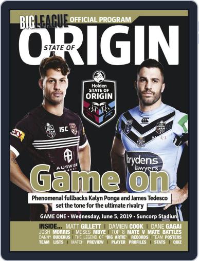 Big League: NRL State of Origin May 30th, 2019 Digital Back Issue Cover
