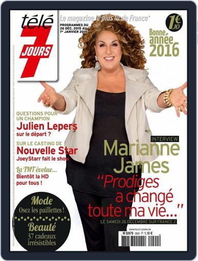 Télé 7 Jours December 21st, 2015 Digital Back Issue Cover