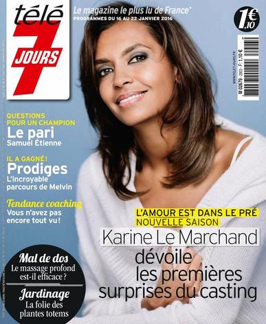 Télé 7 Jours January 11th, 2016 Digital Back Issue Cover