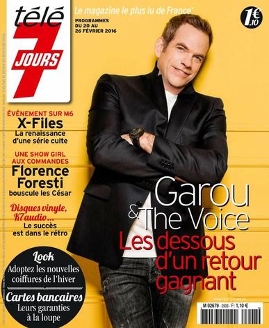 Télé 7 Jours February 15th, 2016 Digital Back Issue Cover