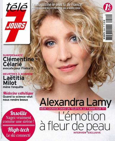 Télé 7 Jours February 22nd, 2016 Digital Back Issue Cover