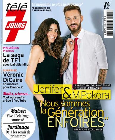 Télé 7 Jours February 29th, 2016 Digital Back Issue Cover
