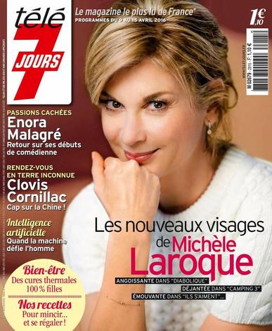 Télé 7 Jours April 4th, 2016 Digital Back Issue Cover