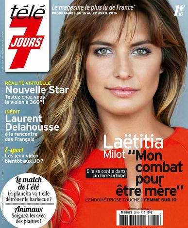 Télé 7 Jours April 11th, 2016 Digital Back Issue Cover