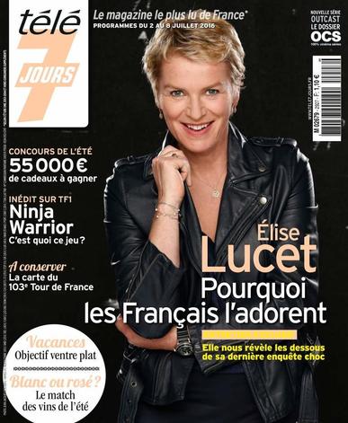 Télé 7 Jours June 27th, 2016 Digital Back Issue Cover