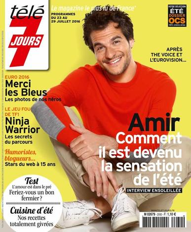 Télé 7 Jours July 18th, 2016 Digital Back Issue Cover