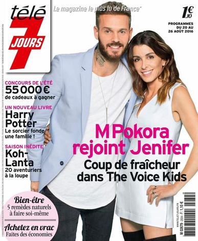 Télé 7 Jours August 15th, 2016 Digital Back Issue Cover