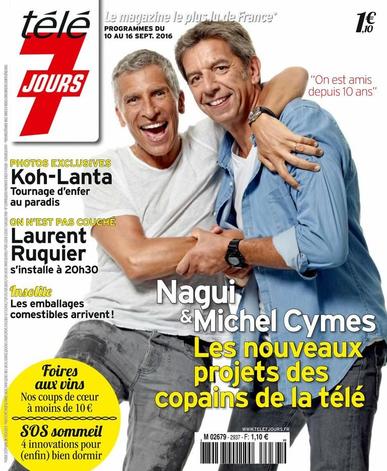 Télé 7 Jours September 5th, 2016 Digital Back Issue Cover