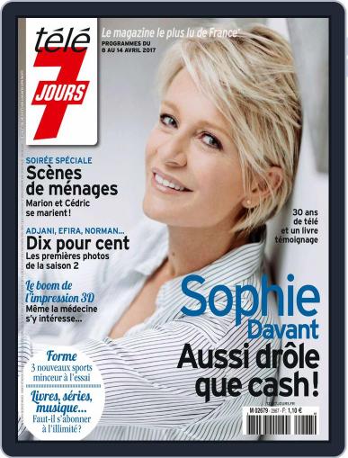 Télé 7 Jours April 3rd, 2017 Digital Back Issue Cover