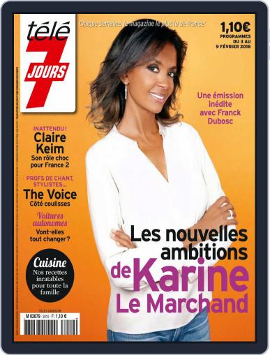 Télé 7 Jours February 3rd, 2018 Digital Back Issue Cover