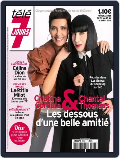 Télé 7 Jours March 31st, 2018 Digital Back Issue Cover