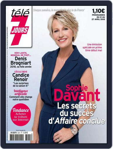 Télé 7 Jours April 21st, 2018 Digital Back Issue Cover