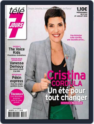 Télé 7 Jours July 21st, 2018 Digital Back Issue Cover