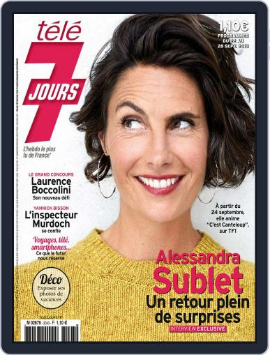 Télé 7 Jours September 22nd, 2018 Digital Back Issue Cover