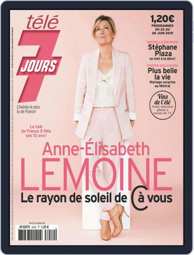 Télé 7 Jours June 22nd, 2019 Digital Back Issue Cover