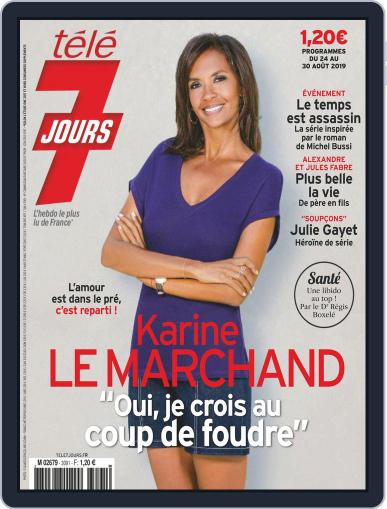 Télé 7 Jours August 24th, 2019 Digital Back Issue Cover