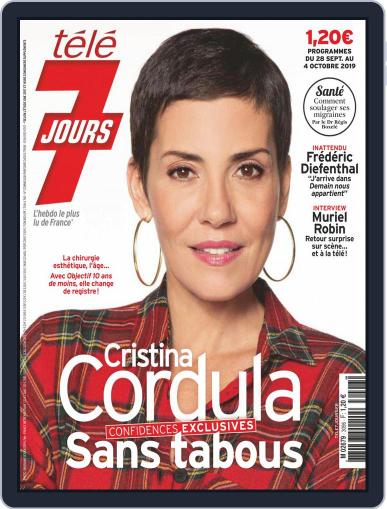 Télé 7 Jours September 28th, 2019 Digital Back Issue Cover
