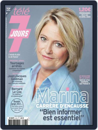 Télé 7 Jours April 4th, 2020 Digital Back Issue Cover