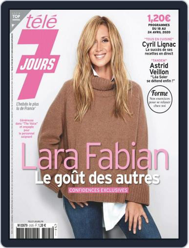 Télé 7 Jours April 18th, 2020 Digital Back Issue Cover