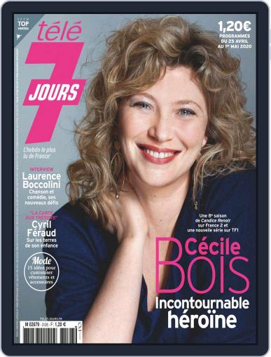 Télé 7 Jours April 25th, 2020 Digital Back Issue Cover