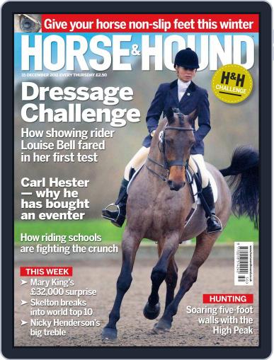 Horse & Hound December 15th, 2011 Digital Back Issue Cover
