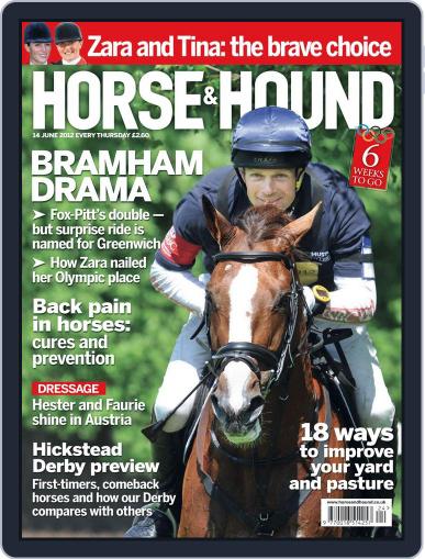 Horse & Hound June 13th, 2012 Digital Back Issue Cover