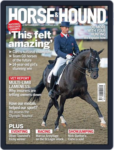 Horse & Hound September 19th, 2012 Digital Back Issue Cover