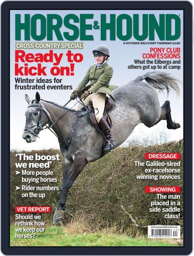 Horse & Hound October 3rd, 2012 Digital Back Issue Cover