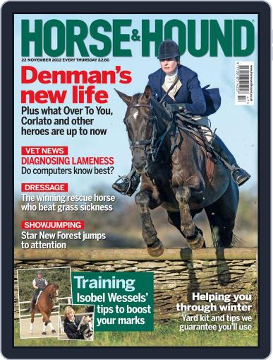 Horse & Hound November 22nd, 2012 Digital Back Issue Cover